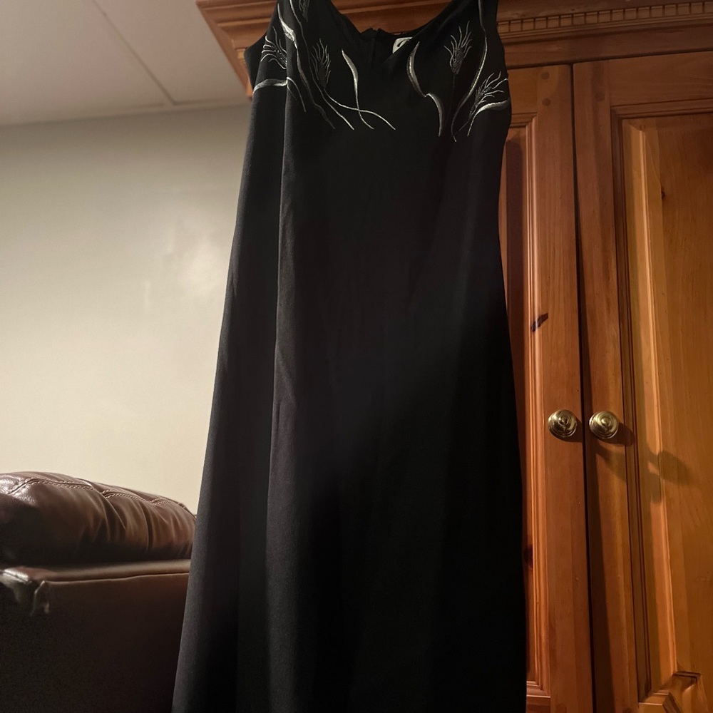 Black womens Long dress